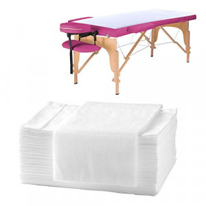 25PCS Disposable Bed Sheets,Waterproof Massage Table Sheets For Spa Tatto Lash bed,Non-woven Fabric 31" x 70"