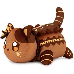 Chocolate Cat Stuffed Animal Plush,Soft Meemeows Cat Plush Doll Birthday, Party Gift for Kids Girlfriend and Sisters