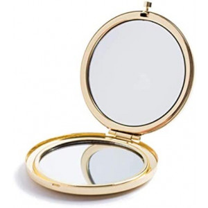 Magnifying Compact Mirror for Purses with 2 x 1x Magnification, Folding Mini Pocket Double Sided Travel Makeup Mirror, Perfect for Purse, Pocket