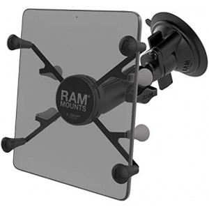 RAM Mounts RAM-B-166-UN8U X-Grip with RAM Twist-Lock Suction Cup Mount for 7"-8" Tablets with Medium Arm for Vehicle Windshields