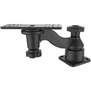 RAM Mounts Horizontal 6" Swing Arm Mount for Fishfinders & Chartplotters RAM-109HU Compatible with Garmin, Humminbird, Lowrance + More