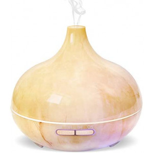 Diffuser, Homeweeks 500ml Colorful Waterless Auto Off Ultrasonic Essential Oil Diffuser for Large Room, Aroma Diffuser with Adjustable Mode, Cool Mist Air Diffuser/Humidifier(Lasting 8-10/h)