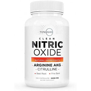 6X Natural Nitric Oxide Booster Supplement - Beetroot, Arginine AKG, Citrulline, Pine Bark, Garlic, Vit C | #1 Pre Workout Nitric Oxide Pills for Men, Nitrous Oxide Beet Capsules Blood Flow Supplement