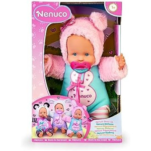 Nenuco Dress Up Baby Doll with Bunny Outfit, 12" Doll