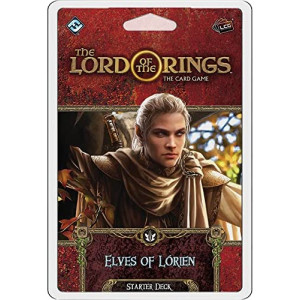 Lord of The Rings The Card Game Elves of Lorien Starter Deck | Cooperative Game for Adults and Teens | Ages 14+ | 1-4 Players | Average Playtime 30-120 Minutes | Made by Fantasy Flight Games