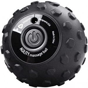 LifePro 4-Speed Vibrating Massage Ball - Revolutionary Lacrosse Ball Deep Tissue Trigger Point Therapy - Vibration Roller Ball for Plantar Fasciitis, Yoga Therapy, Mobility, Myofascial Release Tools