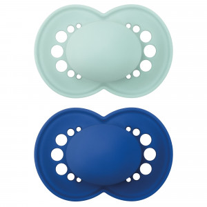 MAM Original Matte Pacifier, 16+ Months, Boy, 2 Pack