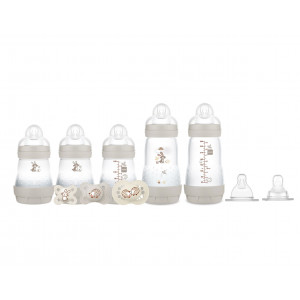 MAM Baby Bottle and Pacifier Matte Gift Set, Unisex, 10 Pack