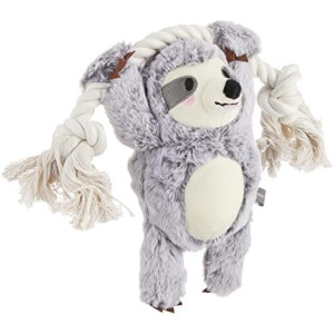 Fringe Studio Dog Toy, Girlie Sloth On A Rope Plsh Pet Toy (289372), 1 Count (Pack of 1)