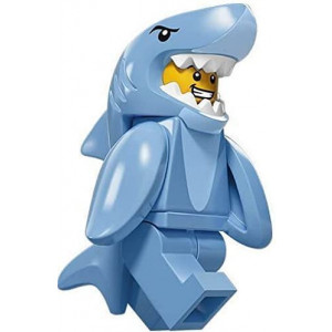 LEGO Shark Suit Guy #13 of 16, Minifigures Series 15 Set 71011SEALED Retail Packaging