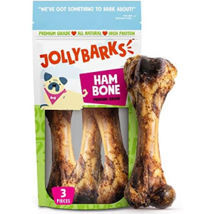 Ham Femur Bone for Dogs | Savory Dog Chew Bones | Single Ingredient, Healthy Dog Bones for Dogs (3 Pack)