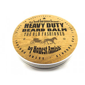 Honest Amish Heavy Duty Beard Balm -New Large 4 Ounce Twist Tin