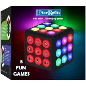 Electronic Brain & Memory Game Cube - Fun Toy Gift Ideas for Ages 6-12+ Year Old Boy & Girl - Cool Toys for Boys and Girls - Handheld Games Gifts for Kids and Teens