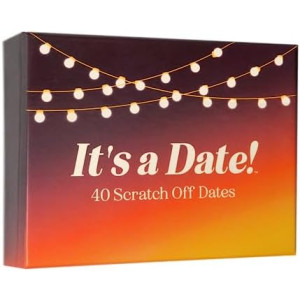 It's a Date!, 40 Fun and Romantic Scratch Off Date Ideas for Him, Her, Girlfriend, Boyfriend, Wife, or Husband, Perfect for Date Night, Special Couples Gift for Mother's Day, Anniversaries, Birthdays & More!