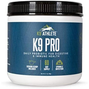 K9 Athlete - K9 Pro | Dog Probiotic Powder - Dog Probiotics and Digestive Enzymes - Anti-Diarrhea Dog Nutritional Supplement - Canine Probiotic for Dog Digestive Support - Probiotics for Dogs