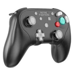 Retro Fighters BattlerGC Wireless Controller - Gamecube, Game Boy Player, Switch & PC Compatible (Black)