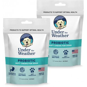 Under the Weather Pet Soft Dog Chew Supplements for Calming and Probiotics | Supports Relaxation and Normal Emotional Balance in Dogs