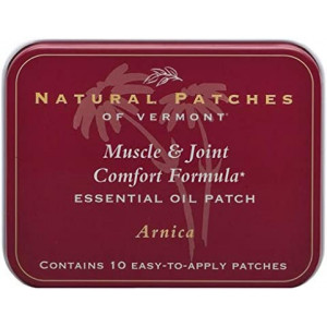 Natural Patches Of Vermont Arnica Muscle & Joint Comfort Essential Oil Body Patch, 10-Count Tin