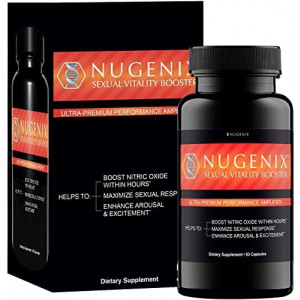 Nugenix Sexual Vitality Booster - Ultra Premium Performance Amplifier for Men - Nitric Oxide Supplement, 63 Capsules