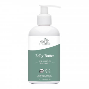 Earth Mama Belly Butter for Itchy Pregnancy Stretch Marks, 8 fl oz