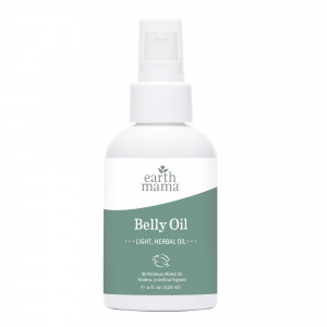 Earth Mama Belly Oil for Itchy Pregnancy Stretch Marks (4 fl oz)