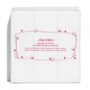 Shiseido 100% Natural Facial Cotton for Skincare, 1 Pack of 165 Sheets