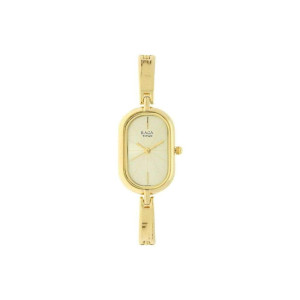 TITAN Raga Viva Women’s Bracelet Watch - Quartz, Water Resistant – Gold Band and Champagne Dial