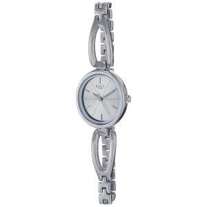 Titan Raga Viva Women’s Bracelet Watch - Quartz, Water Resistant – Silver Band and Silver Dial