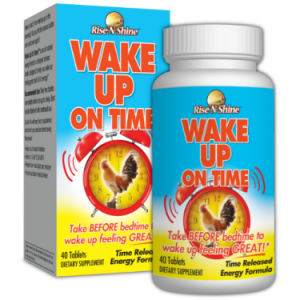 Wake Up On Time, It's What You Take BEFORE Bedtime to Wake Up Feeling Great!, 40 ct