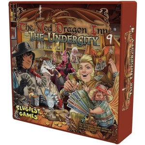 SlugFest Games Slugfest Game: The Red Dragon Inn 9: The Undercity - Stand Alone Or Combine, Strategy Board Game, Explore The City Below The City, Age 13+, 2-4 Player