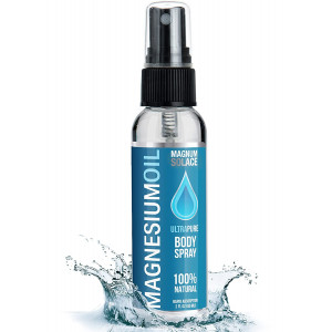 Magnesium Oil Spray - 100% Natural Magnesium Spray – Made with Dead Sea Salt, Stronger than Magnesium Lotion and Magnesium Cream