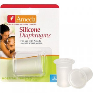 Ameda Silicone Diaphragms, Clear, 2 Count