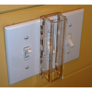 Child Proof Light Switch Guard - For Standard Toggle Style Light Switch