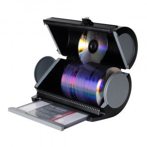 Atlantic 85012055 Disc Manager 80 Disc Storage - Black