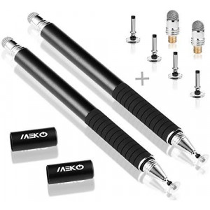 BaseTronics MEKO(TM) 2Pcs [2 in 1 Precision Series] Disc Stylus