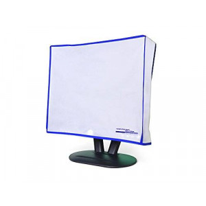 Computer Dust Solutions, LLC Dust and water resistant silky smooth antistatic vinyl LCD Monitor Dust Cover for 24" LCD (24W x18H x3D)