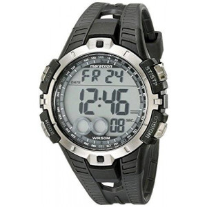 Timex Men's T5K802M6 Marathon Digital Display Quartz Black Watch