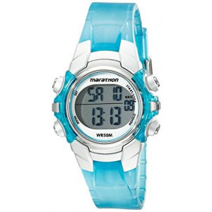 Timex Women's T5K817M6 Marathon Digital Display Quartz Blue Watch