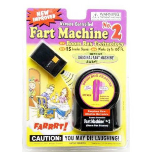 T.J. Wisemen, Inc. T.J. Wisemen Remote Control Fart Machine No. 2 Funny Gag Gift Joke Prank