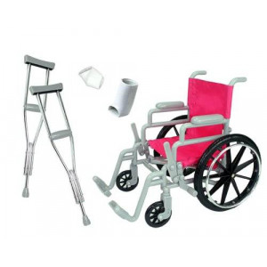 Doll Wheelchair Set for 18 Inch Dolls Like American Girl Dolls Made by Sophia's