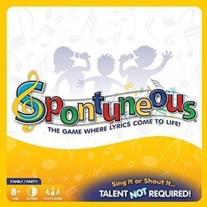 Spontuneous - Family Board Game Night - The Game Where Lyrics Come to Life! Sing It or Shout It....Talent NOT Required! (2015 Best Gifts 