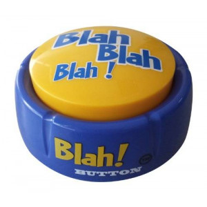 Blah! Button  (Features 12 Funny Phrase!)