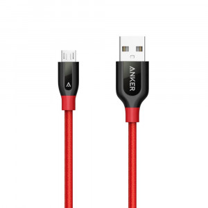 Anker PowerLine+ Micro USB (1ft) The Premium Durable Cable [Double Braided Nylon] for Samsung, Nexus, LG, Motorola, Android Smartphones and More