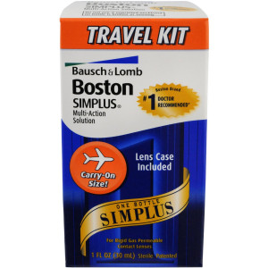 Boston Multi-Action Solution, Simplus Travel Kit, 1-Ounce Bottles (Pack of 3)