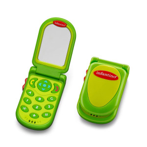 Infantino Flip and Peek Fun Phone, Green