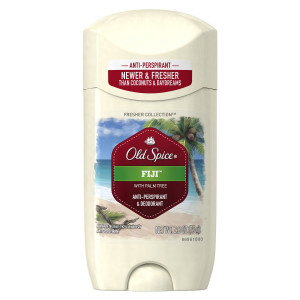 4-Pack Old Spice Fresh Collection Invisible Solid Fiji Scent Men's Anti-Perspirant and Deodorant 2.6 Oz 