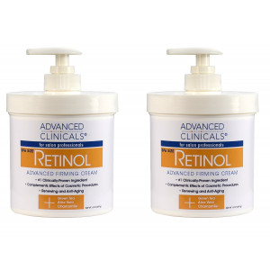 Advanced Clinical Spa Size Advanced Firming Retinol Cream 16oz - Set of Two