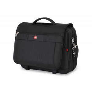 Swiss Gear SwissGear SA8733 15-Inch TSA Messenger Bag for Laptops and Tablets, Black