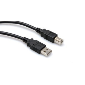 Hosa USB-205AB Type A to Type B High Speed USB Cable, 5 feet