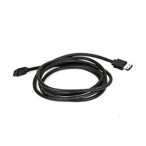 Monoprice 108792 6-Feet SATA 6 Gbps External Shielded Cable, eSATA to SATA Type I to Type L, Black